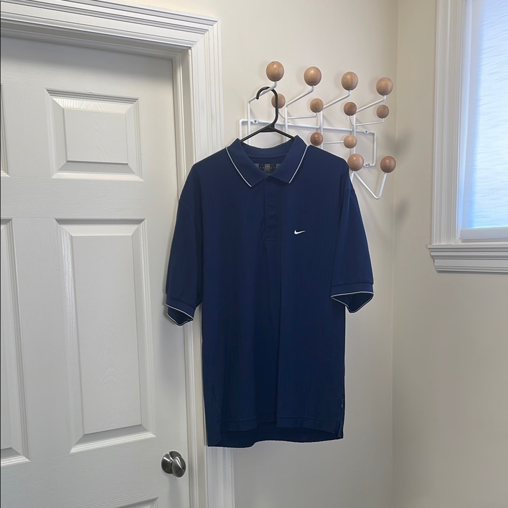 Nike Golf - Classic y2k Short Sleeve Performance Polo - Navy - L